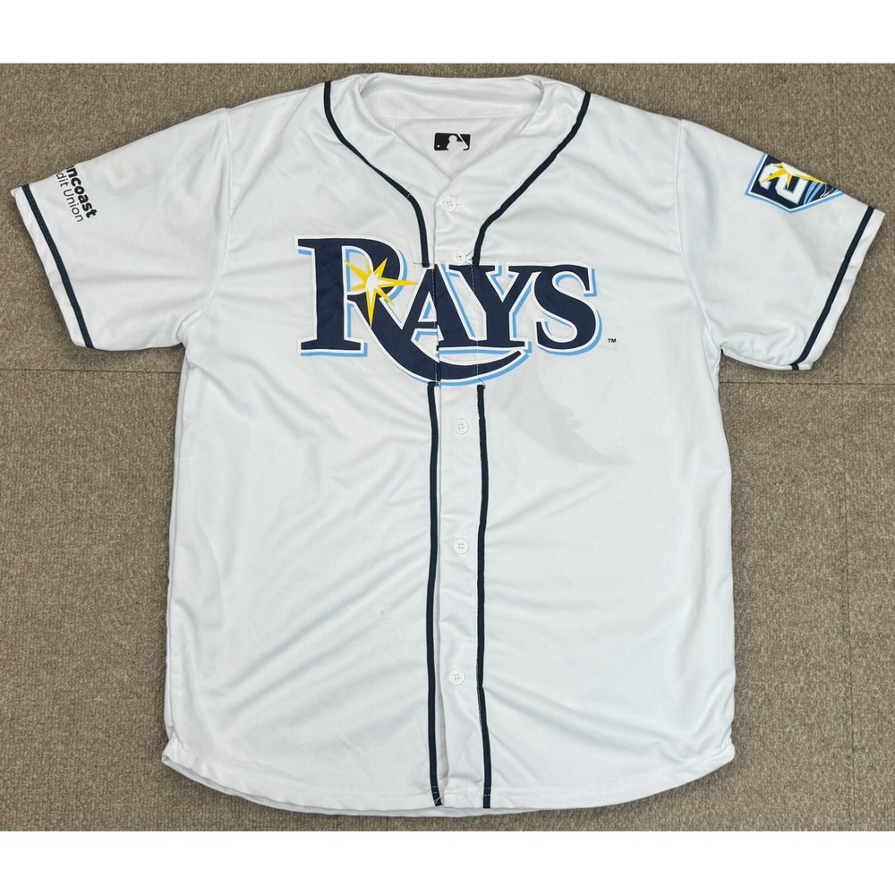 Match-Up MLB Tampa Bay Rays Reversible # 08 & #98 Baseball Jersey Size Medium‎